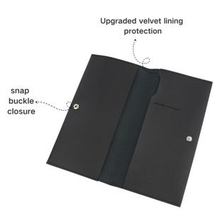 Porta Pasaportes Personalizado de Cuero PU, Funda de Viaje, Cartera para Boletos, Organizador de Documentos con Ranura para Tarjetas y Efectivo - Product Image 4