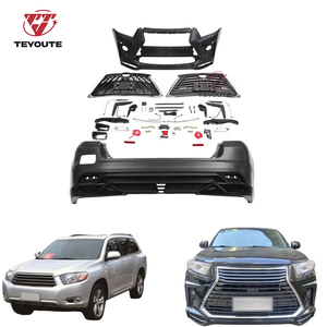 Kits de carrosserie modifiés, kit de pare-chocs avant pour <span class=keywords><strong>Toyota</strong></span> <span class=keywords><strong>Highlander</strong></span> 08-11 - Product Image 1