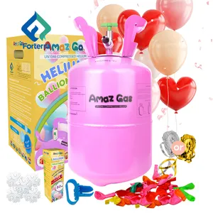 Grosir tangki Gas Hellium 99.9% kecil 7L EC-7 silinder Gas Helium sekali pakai untuk balon pesta