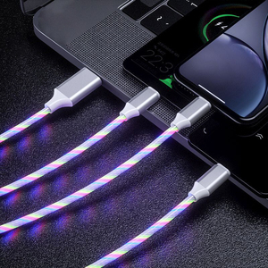 <span class=keywords><strong>Cavo</strong></span> <span class=keywords><strong>USB</strong></span> <span class=keywords><strong>3</strong></span> in 1 con Illuminazione LED Luminosa per Ricarica, Compatibile con iPhone 17 16 15 14 13 e Samsung, Multi Porta <span class=keywords><strong>USB</strong></span> e <span class=keywords><strong>USB</strong></span>-C - Product Image 5