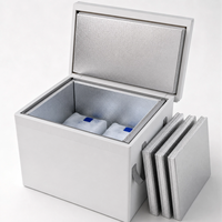Panneau d'isolation sous vide en aluminium argenté, économie d'énergie thermique, haute efficacité, matériau mince, construction durable