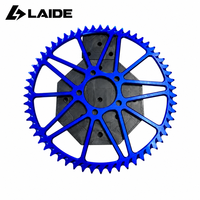 Pignon arrière 58T en alliage d'aluminium 7075-T6 usiné CNC pour Sur Ron Light Bee X Talaria Sting MX3 MX4 Pièces de moto électrique tout-terrain