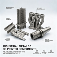 Service d'impression 3D SLM |   1 pièce minimum |   Propriétés mécaniques des pièces forgées |   Prise en charge multi-matériaux et multi-formats (STL/STEP/3MF)