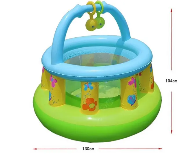 Karikatür çocuk küçük oyun alanı oyuncak top havuzu şişme bebek spor salonu kale