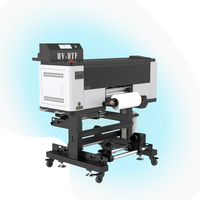 Laminar UV DTF yazıcı ile A3 UV DTF yazıcı 30CM Film I3200U1HD A3 boyut Impresora perakende renkli baskı