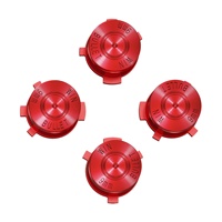 Boutons de manette PS5 EXtremeRate en métal doré, boutons ABXY pour manette Dualsense Playstation5