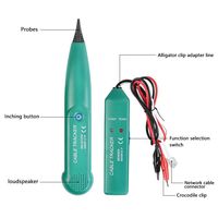 Probador profesional de rastreador de Cable MS6812, Detector LAN para UTP STP, Cable telefónico, diagnóstico de ubicación de punto de interrupción de tono