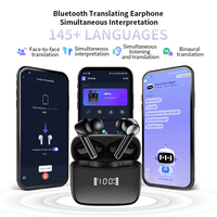 Écouteurs Traducteurs Instantanés avec Application Compatible, Écouteurs de Traduction Linguistique IA pour Voyages et Affaires