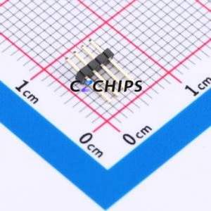 PZ127-1-04-Z Pin Header Through hole Component (THT),P=1.27mm Connector 1x4P 1.27mm Pin Header Through Hole - Product Image 2