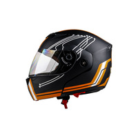 Casque de moto exclusif transfrontalier, modulable intégral, coque ABS, toutes saisons