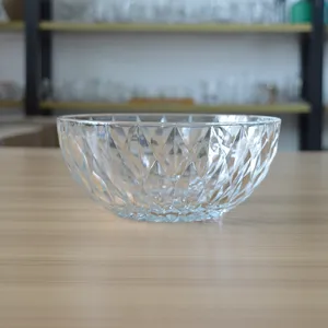 高品质镶钻1500毫升/1.5L大号玻璃碗