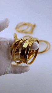 All'ingrosso 18K oro placcato diamante zirconio in acciaio inox bracciale gioielli di moda per le donne regalo - Product Image 2