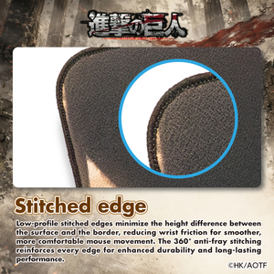 แผ่นรองเมาส์เกมมิ่ง Attack on Titan Eren Yeager B |   สินค้าลิขสิทธิ์แท้ - Product Image 2