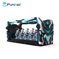 Compétition de course en VR à 5 joueurs, équitation, réalité virtuelle, moto de simulation, jeu de course en VR, installations d'amusement à vendre