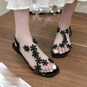 Women <strong>Flat</strong> Sandals Slip on Summer Open Toe Braided <strong>Slingback</strong> <strong>Shoes</strong> - Product Image 4