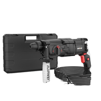NANWEI Marteau perforateur électrique industriel multifonctionnel 220V 26MM 3 fonctions Marteau perforateur rotatif
