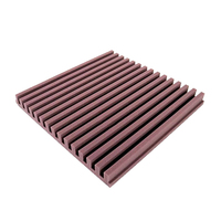 Panneaux Muraux Acoustiques Absorbants en PU, Mousse Polyester Insonorisante pour Salle KTV, 50x50x7cm, Forme Personnalisée, Vente en Gros Usine