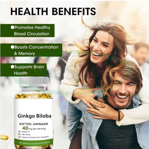 Suplementos de Energia Cerebral VitaSpring OEM Bulk Ginseng <span class=keywords><strong>Ginkgo</strong></span> <span class=keywords><strong>Biloba</strong></span> 1000mg 120mg <span class=keywords><strong>500mg</strong></span> Cápsulas Macias de <span class=keywords><strong>Ginkgo</strong></span> <span class=keywords><strong>Biloba</strong></span> - Product Image 3