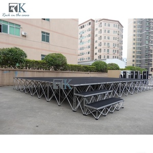 Exhibiciones Etapa 60cm Altura Elevador de aluminio Sistema de escenario plegable simple - Product Image 2