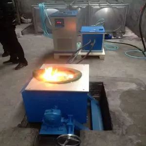 Smelten Matals Inductie Oven Hoge Frequentie Inductieverwarmer Inductie Oven Voor Het Smelten Van Metalen