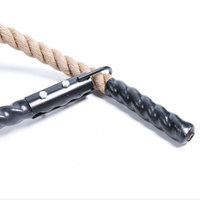 Équipement de Fitness et d'exercice, corde d'escalade de gymnastique en chanvre d'intérieur et d'extérieur avec crochet