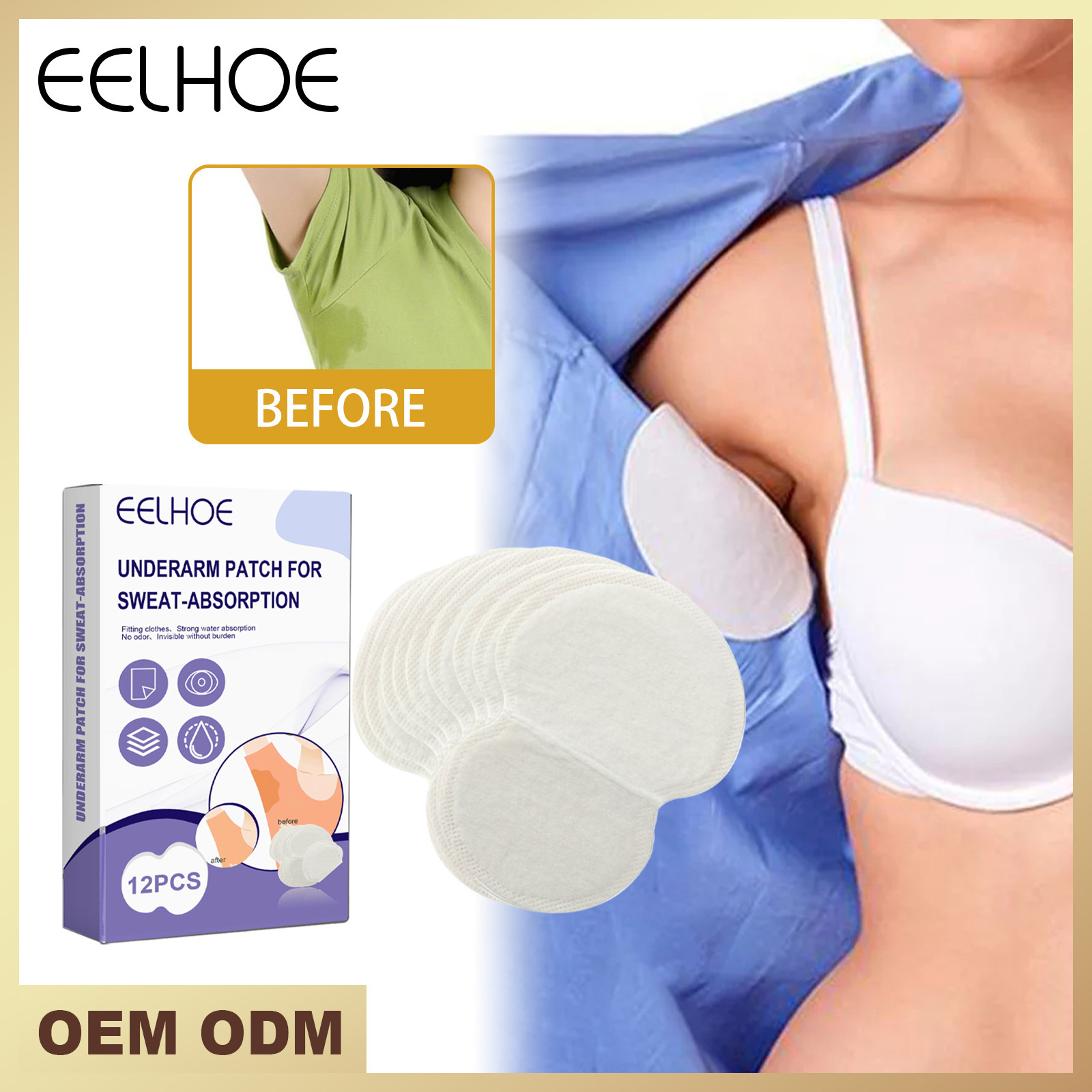 Eelhoe 12 шт. подмышек Платье Костюмы подмышки; Обувь с защитой от пота и ваши ноги не будут потеть и будут дышать Pad щит поглощающий дезодорант-антиперспирант защищающий от