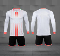 Ensemble d'uniformes de football originaux en gros, kit de football personnalisé, maillot à transfert thermique, service OEM, été