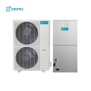 Nul Z-ULTRA 18K 24K Btu Climatiseur Air Handler Systeem Hyper Warmte Gemakkelijk 4 Positie Ahu Split Airconditioners