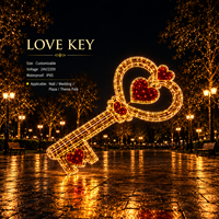 Cadre photo en métal avec inscription 'Love', guirlande lumineuse LED, certifié CE, étanche IP65, décoration pour centre commercial, mariage, Saint-Valentin, motif lumineux