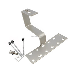 Dễ dàng lắp đặt mái ngói năng lượng mặt trời gắn khung nhôm năng lượng mặt trời gắn mái ngói móc Bảng điều khiển năng lượng mặt trời gắn mái ngói - Product Image 2