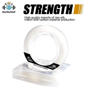 NOUVEAU Matériel de pêche en fluorocarbone OEM de <span class=keywords><strong>100</strong></span> mètres, <span class=keywords><strong>fil</strong></span> de pêche en fibre de carbone à coulée rapide, accessoires de pêche en plein air - Product Image 5