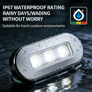 Luce di Posizione Laterale <span class=keywords><strong>a</strong></span> LED per Rimorchi di Camion, <span class=keywords><strong>3</strong></span> LED, Luce di Segnalazione Stradale, Facile Installazione <span class=keywords><strong>a</strong></span> Vite - Product Image 5