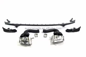 คุณภาพสูงด้านหลัง Lip พร้อมเคล็ดลับท่อไอเสียสําหรับ <span class=keywords><strong>Audi</strong></span> Q8 2019y PP ไดฟฟิวเซอร์หางพร้อมเคล็ดลับท่อไอเสียรถยนต์อุปกรณ์เสริมอัตโนมัติอะไหล่ปรับแต่ง - Product Image 4