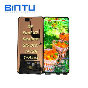 Bintu หน้าจอ LCD โทรศัพท์มือถือสำหรับ OPPO Find X7 realme Gt5 Pro 1 + 12R 1 + อะไหล่หน้าจอ Ace3 - Product Image 1