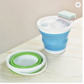 Складное Силиконовое ведро для рыбалки, 3 л, 5 л, 10 л