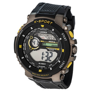นาฬิกาข้อมือดิจิตอลสำหรับผู้ชาย <span class=keywords><strong>LASIKA</strong></span> รุ่น W-H9021 ตัวเรือนทรงเหลี่ยมขนาดใหญ่ กันน้ำ เหมาะสำหรับวิ่งและว่ายน้ำ พร้อมฟังก์ชั่นนาฬิกาปลุก - Product Image 3