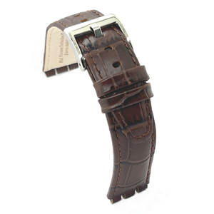 Accessoire de montre de qualité supérieure Doloy 23Mm Compatible avec la montre Irony Alligator Gravé Bracelets de montre en cuir en gros - Product Image 3