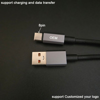 Novedades: Cables USB a Lightning de nailon trenzado, elegantes, duraderos y resistentes a la flexión, para iOS.