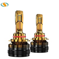Ampoule LED pour véhicule H8 12V avec 4 tubes en cuivre pour dissipation thermique