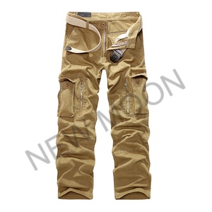 Customized Men's <b>Overalls</b> New Style Casual Pants Thick Warm Black Tactical Pants Multi-pocket Men's Pants - Product Image 5