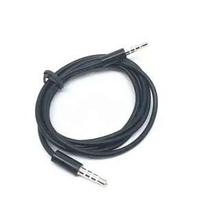 Linha de cabo de fone de ouvido de áudio macho para macho 3.5mm 1m 2m cabo auxiliar cabo de áudio 3.5mm