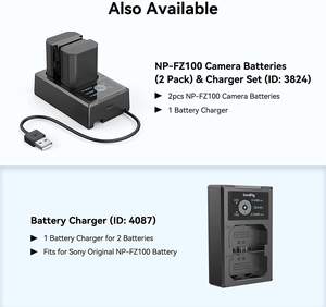Batterie Np-Fz100 Smallrig pour <span class=keywords><strong>Sony</strong></span> <span class=keywords><strong>A7r</strong></span> V / A7 IV / Fx3 (1PC) Batterie lithium-ion rechargeable 2040mAh pour <span class=keywords><strong>Sony</strong></span> <span class=keywords><strong>Alpha</strong></span> <span class=keywords><strong>A7r</strong></span> IV - Product Image 6