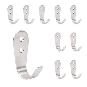 Wholesale Iron Mini Single <b>Hook</b> Clothes <b>Hook</b> Thickened Heart <b>Hook</b> Modern Flexible Design <b>Tools</b> for Bathroom Wall Hanging Key - Product Image 1