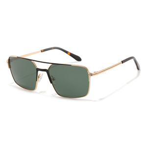 Gafas de Sol de Piloto Unisex, Montura Metálica Rectangular, Lentes Polarizadas Marrones, 100% Protección UV, Uso en Exteriores, Adultos - Product Image 5