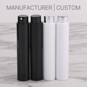 Flacone di Profumo Rotondo in Plastica da 10ml, Piccoli Flaconi Spray con Pompetta, Bottiglia per Olio con Tappo a Vite per Viaggi - Product Image 1