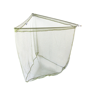 Chine haute qualité 107*107cm vert Polyester Fiber AL pêche <span class=keywords><strong>tête</strong></span> de filet <span class=keywords><strong>d</strong></span>'atterrissage pour la pêche à la <span class=keywords><strong>carpe</strong></span> - Product Image 1