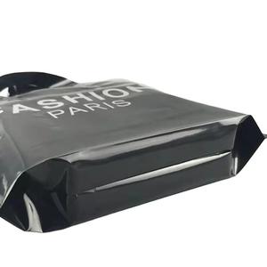 Tùy chỉnh in logo riêng HDPE nhựa PE bao bì mềm xử lý nguồn cung cấp bên mua sắm túi - Product Image 4