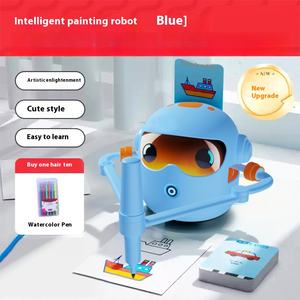 Robot de Pintura Automático de Juguete para Niños de 3 a 6 Años, Máquina de Tablero de Dibujo de Plástico Duradero para Educación Temprana en Set de Caja - Product Image 2