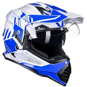 CL Nuevo ABS <span class=keywords><strong>Casco</strong></span> de motociclismo de cara completa con visera doble Diseño moderno Bolsa seca Bolsa trasera Mochila Todas las estaciones - Product Image 1