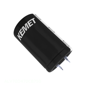 ตัวเก็บประจุ47 uF 750VDC 47 uF 85C สารส้มผ่านรู ALV70D470CB750ช่องผู้ผลิต - Product Image 1